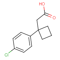 2-[1-(4-Chlorophenyl)cyclobutyl]acetic acid