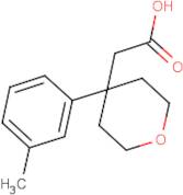 2-(4-m-Tolyl-tetrahydro-2H-pyran-4-yl)acetic acid