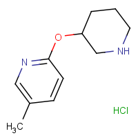 5-Methyl-2-(piperidin-3-yloxy)pyridine hydrochloride