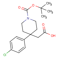 2-[1-(tert-Butoxycarbonyl)-4-(4-chlorophenyl)piperidin-4-yl]acetic acid