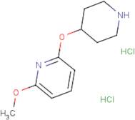 2-Methoxy-6-(piperidin-4-yloxy)pyridine dihydrochloride