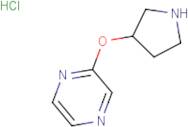 2-(Pyrrolidin-3-yloxy)pyrazine hydrochloride
