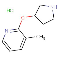 3-Methyl-2-(pyrrolidin-3-yloxy)pyridine hydrochloride