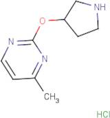 4-Methyl-2-(pyrrolidin-3-yloxy)pyrimidine hydrochloride