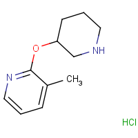 3-Methyl-2-(piperidin-3-yloxy)pyridine hydrochloride