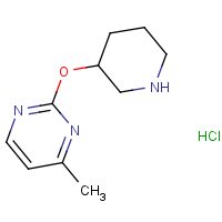 4-Methyl-2-(piperidin-3-yloxy)pyrimidine hydrochloride