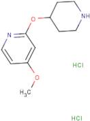 4-Methoxy-2-(piperidin-4-yloxy)pyridine dihydrochloride