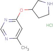 4-Methyl-6-(pyrrolidin-3-yloxy)pyrimidine hydrochloride