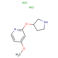 4-Methoxy-2-(pyrrolidin-3-yloxy)pyridine dihydrochloride