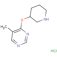 5-Methyl-4-(piperidin-3-yloxy)pyrimidine hydrochloride