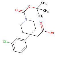 2-[1-(tert-Butoxycarbonyl)-4-(3-chlorophenyl)piperidin-4-yl]acetic acid