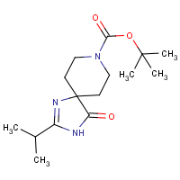 tert-Butyl 2-isopropyl-4-oxo-1,3,8-triazaspiro[4.5]dec-1-ene-8-carboxylate