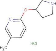 5-Methyl-2-(pyrrolidin-3-yloxy)pyridine hydrochloride