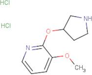 3-Methoxy-2-(pyrrolidin-3-yloxy)pyridine dihydrochloride