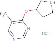 5-Methyl-4-(pyrrolidin-3-yloxy)pyrimidine hydrochloride