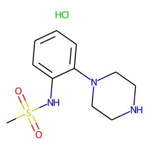 N-[2-(Piperazin-1-yl)phenyl]methylsulphonamide hydrochloride