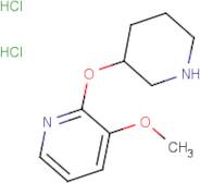 3-Methoxy-2-(piperidin-3-yloxy)pyridine dihydrochloride