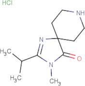 2-Isopropyl-3-methyl-1,3,8-triazaspiro[4.5]dec-1-en-4-one hydrochloride