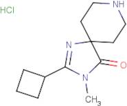 2-Cyclobutyl-3-methyl-1,3,8-triazaspiro[4.5]dec-1-en-4-one hydrochloride