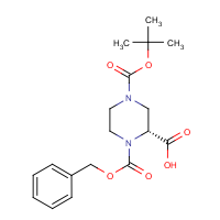 (2R)-1-Benzyloxycarbonyl-4-tert-butoxycarbonyl-piperazine-2-carboxylic acid