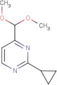 4-Dimethoxymethyl-2-cyclopropyl-pyrimidine