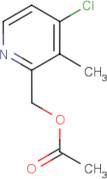 (4-Chloro-3-methylpyridin-2-yl)methyl acetate