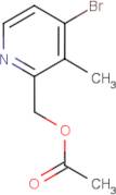 (4-Bromo-3-methylpyridin-2-yl)methyl acetate