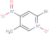 2-Bromo-5-methyl-4-nitropyridin-1-ium-1-olate