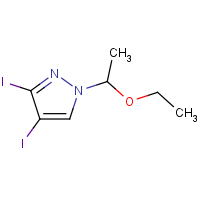 1-(1-Ethoxyethyl)-3,4-diiodo-1H-pyrazole