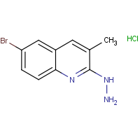 6-Bromo-2-hydrazino-3-methylquinoline hydrochloride