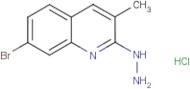 7-Bromo-2-hydrazino-3-methylquinoline hydrochloride