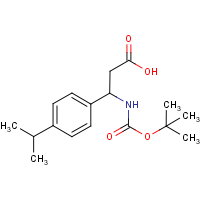 3-tert-Butoxycarbonylamino-3-(4-isopropylphenyl)-propionic acid