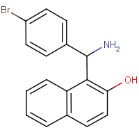 1-[Amino-(4-bromo-phenyl)-methyl]-naphthalen-2-ol