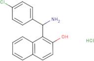 1-[Amino-(4-chloro-phenyl)-methyl]-naphthalen-2-ol hydrochloride