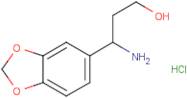 3-Amino-3-benzo[1,3]dioxol-5-yl-propan-1-ol hydrochloride