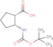(1S,2R)-2-(tert-Butoxycarbonylamino)cyclopentanecarboxylic acid