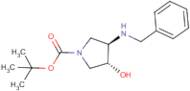 trans-3-Benzylamino-4-hydroxy-pyrrolidine-1-carboxylic acid tert-butyl ester