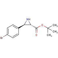 trans-tert-Butyl 3-(4-bromophenyl)aziridine-2-carboxylate