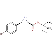 cis-tert-Butyl 3-(4-bromophenyl)aziridine-2-carboxylate