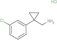 (1-(3-Chlorophenyl)cyclopropyl)methanamine hydrochloride