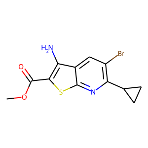 Methyl 3-amino-5-bromo-6-cyclopropylthieno[2,3-b]pyridine-2-carboxylate