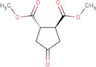 (1S,2S)-4-Oxo-cyclopentane-1,2-dicarboxylic acid dimethyl ester