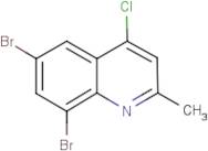 4-Chloro-6,8-dibromo-2-methylquinoline
