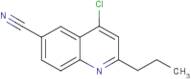 4-Chloro-2-propyl-6-quinolinecarbonitrile