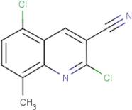 2,5-Dichloro-8-methylquinoline-3-carbonitrile