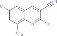 2,6-Dichloro-8-methylquinoline-3-carbonitrile