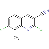 2,7-Dichloro-8-methylquinoline-3-carbonitrile