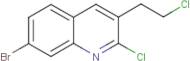 2-Chloro-3-(2-chloroethyl)-7-bromoquinoline