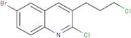 6-Bromo-2-chloro-3-(3-chloropropyl)quinoline