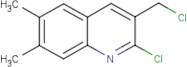 2-Chloro-3-chloromethyl-6,7-dimethylquinoline